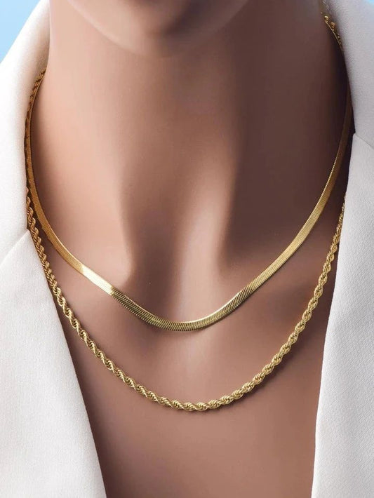 Snake Chain Pair