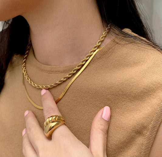Snake Chain Pair